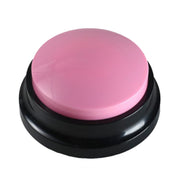 Pet Communication Button Dog Vocal Box Recording Vocalizer, Style: Recording Model(Pink)
