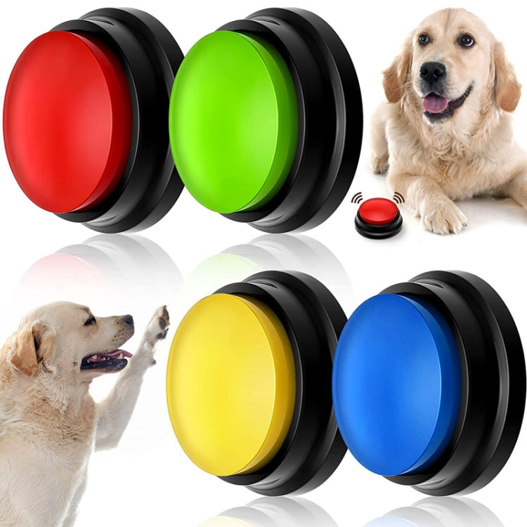 Pet Communication Button Dog Vocal Box Recording Vocalizer, Style: Recording Model(Lake Blue)