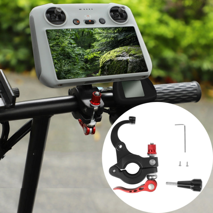 For DJI Mini 3 Pro / RC1 Sunnylife MM3-ZJ400 Remote Control Shooting Camera Bicycle Clip(Black)