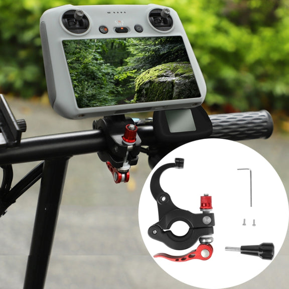 For DJI Mini 3 Pro / RC1 Sunnylife MM3-ZJ400 Remote Control Shooting Camera Bicycle Clip(Black)