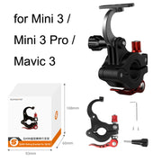 For DJI Mini 3 Pro / RC1 Sunnylife MM3-ZJ400 Remote Control Shooting Camera Bicycle Clip(Black)