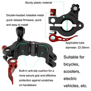 For DJI Mini 3 Pro / RC1 Sunnylife MM3-ZJ400 Remote Control Shooting Camera Bicycle Clip(Black)