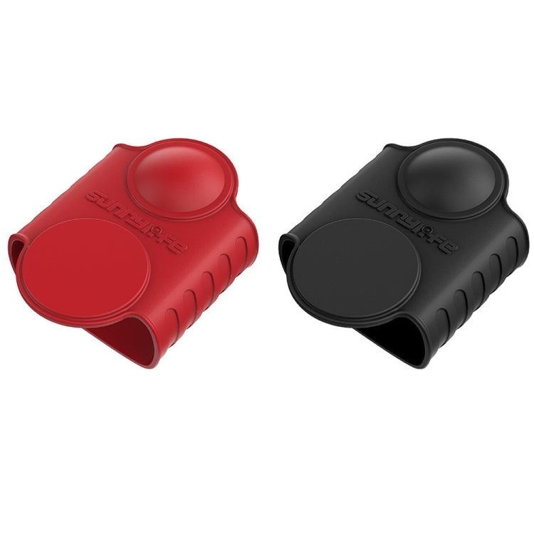 For Insta360 One X2 Sunnylife ST-Q9420 Silicone Protective Case Black Lens Screen Case