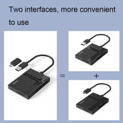 Blueendless C5U3 Type-C/USB-C 5-In-1 CF/XD/TF/SD/MS Card Reader(5 In 2)