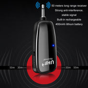 Saxophone Outdoor Performance Wireless Microphone Pickup(Black)