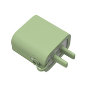 For Apple Series 18W&20W AC01 Charger Silicone Protective Cover(Matcha Green)