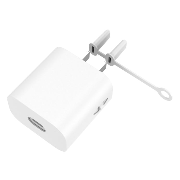 For Huawei Honor 40W AC01 Charger Silicone Protective Cover(White)