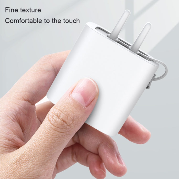 For Huawei Honor 66W AC01 Charger Silicone Protective Cover(Fog Blue)