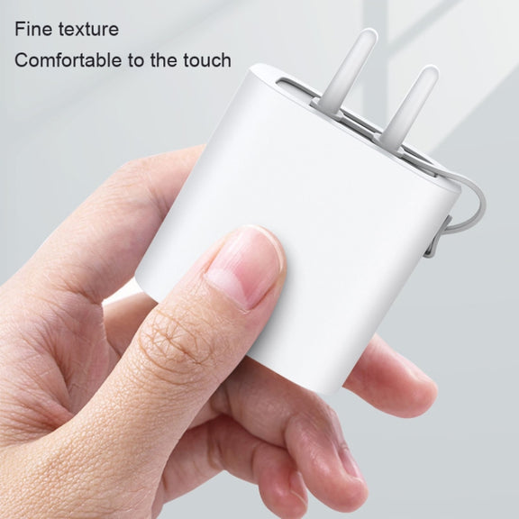For Huawei Honor 66W AC01 Charger Silicone Protective Cover(Fog Blue)