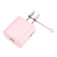 For Apple 5W AC01 Charger Silicone Protective Cover(Pink) - Cable Organizer by PMC TechLife | Online Shopping South Africa | PMC TechLife | Buy Now Pay Later Mobicred