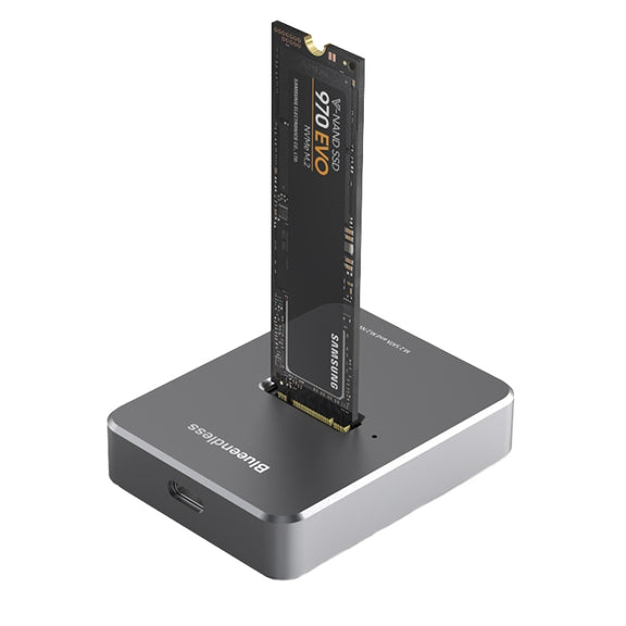 Blueendless SD03 M.2 SATA/NVME Dual Protocol Solid-State Hard Disk Base(Gray)