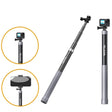 TELESIN 1.2m Carbon Fiber Monopod Selfie Stick With 1/4 Screw For Action Cameras - Extendable Pole by TELESIN | Online Shopping South Africa | PMC TechLife | Buy Now Pay Later Mobicred