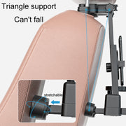 Car Seat Back Multifunctional Adjustable Travel Cup Table Computer Holder(A08 Black+Non-slip Pad)