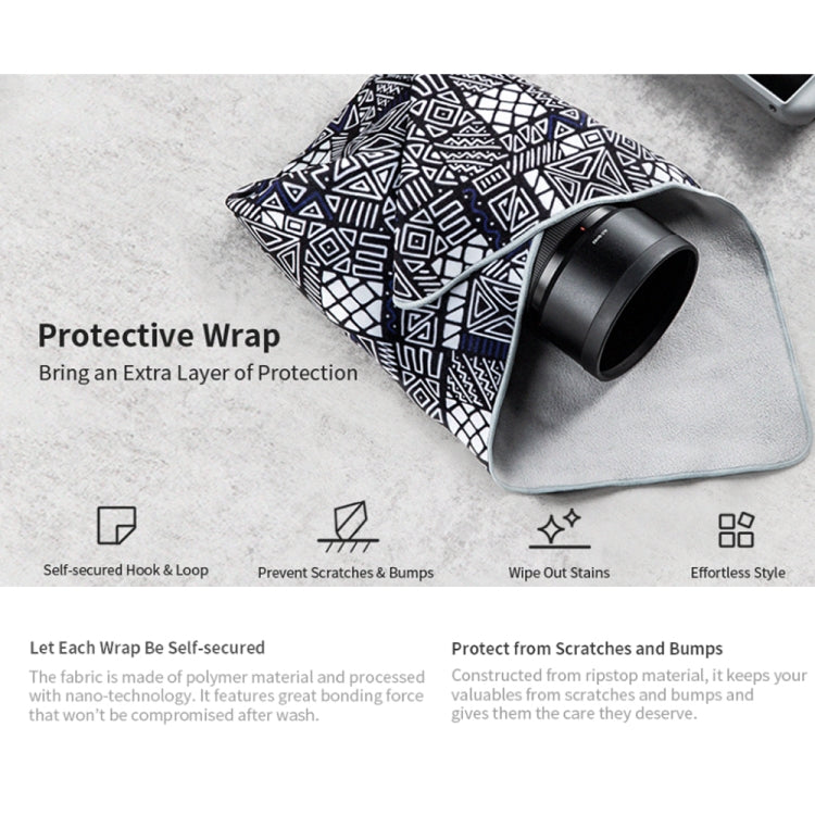 PGYTECH Folding Photography Camera Protective Wrap Cloth Cover(Art Geometry)