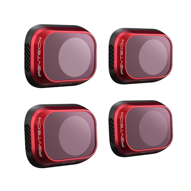 For DJI Mini 3 PGYTECH Filter Aluminum Alloy Drone Filter,Spec: ND 16/64/128/256