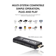 GD10 2.4G Wireless 4K HD TV Game Console PSP Game Box 32G Built-in 15,000 Games