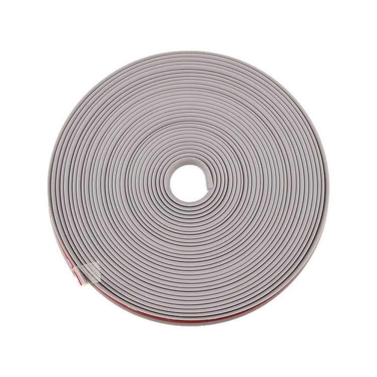 8m/roll Car Wheel General Sticker Modified Protection Sticker Anti-collision Strip(Gray)
