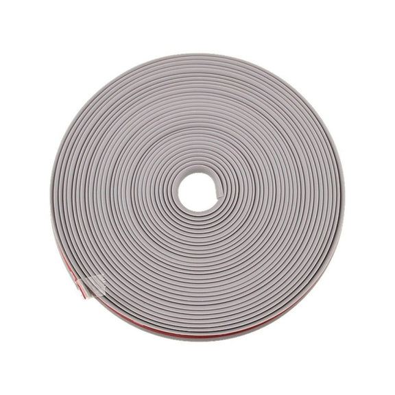 8m/roll Car Wheel General Sticker Modified Protection Sticker Anti-collision Strip(Gray)