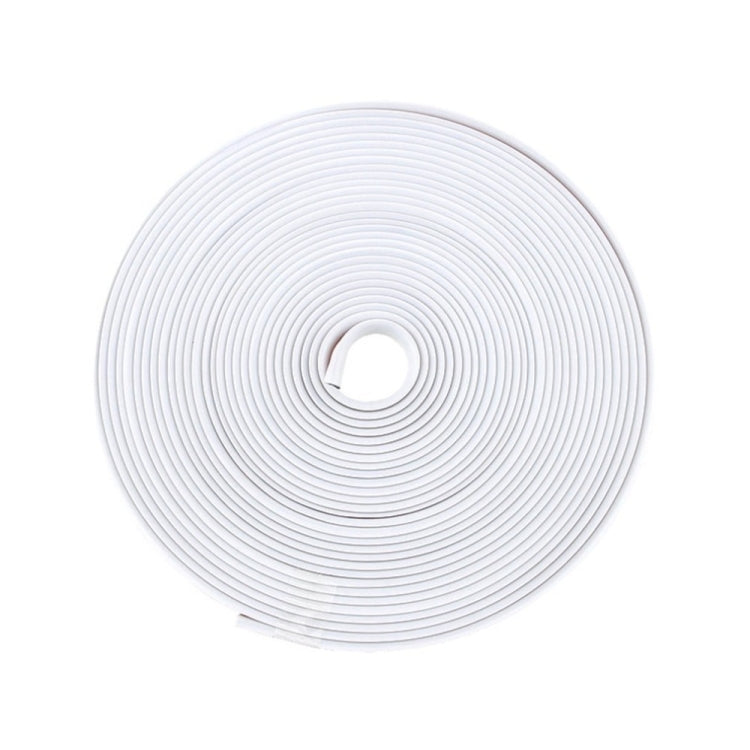 8m/roll Car Wheel General Sticker Modified Protection Sticker Anti-collision Strip(White)