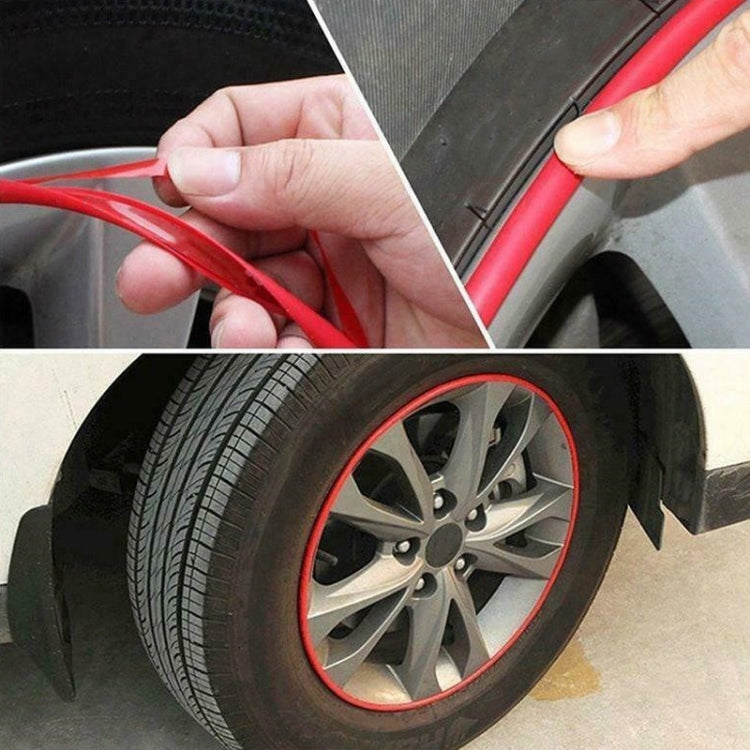 8m/roll Car Wheel General Sticker Modified Protection Sticker Anti-collision Strip(Purple)