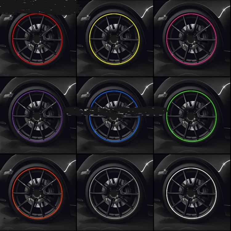 8m/roll Car Wheel General Sticker Modified Protection Sticker Anti-collision Strip(Purple)