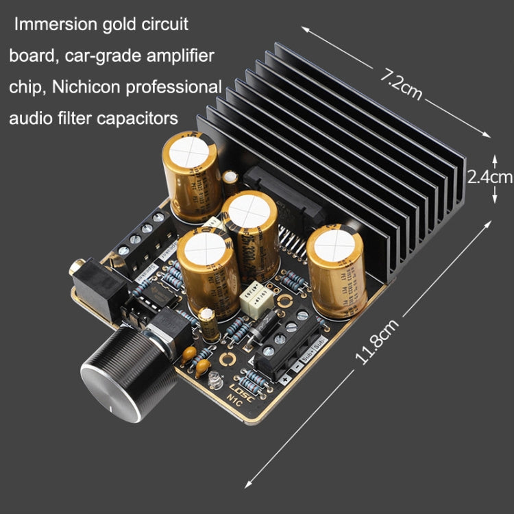TDA7850 Amplifier Board 2.1 Channel 2x80W Car AB Type Amplifier Module DIY High Power 120W Bass
