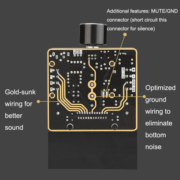 TDA7850 Amplifier Board 2.1 Channel 2x80W Car AB Type Amplifier Module DIY High Power 120W Bass