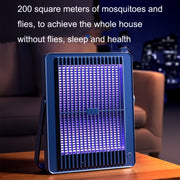Indoor Outdoor Electric Mosquito Killer Light 2 In 1 Inhalation Mosquito Trap(Blue)