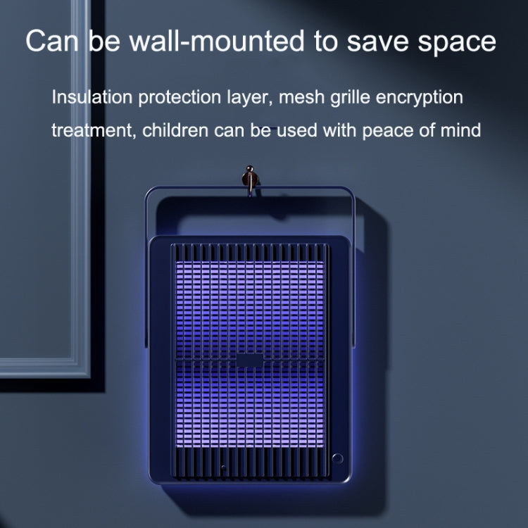 Indoor Outdoor Electric Mosquito Killer Light 2 In 1 Inhalation Mosquito Trap(White)