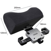 A09 5D Car Universal Adjustment U-shaped Memory Foam Headrest, Color: Gray