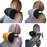 A09 5D Car Universal Adjustment U-shaped Memory Foam Headrest, Color: Brown
