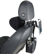 A09 5D Car Universal Adjustment U-shaped Memory Foam Headrest, Color: With Phone Holder