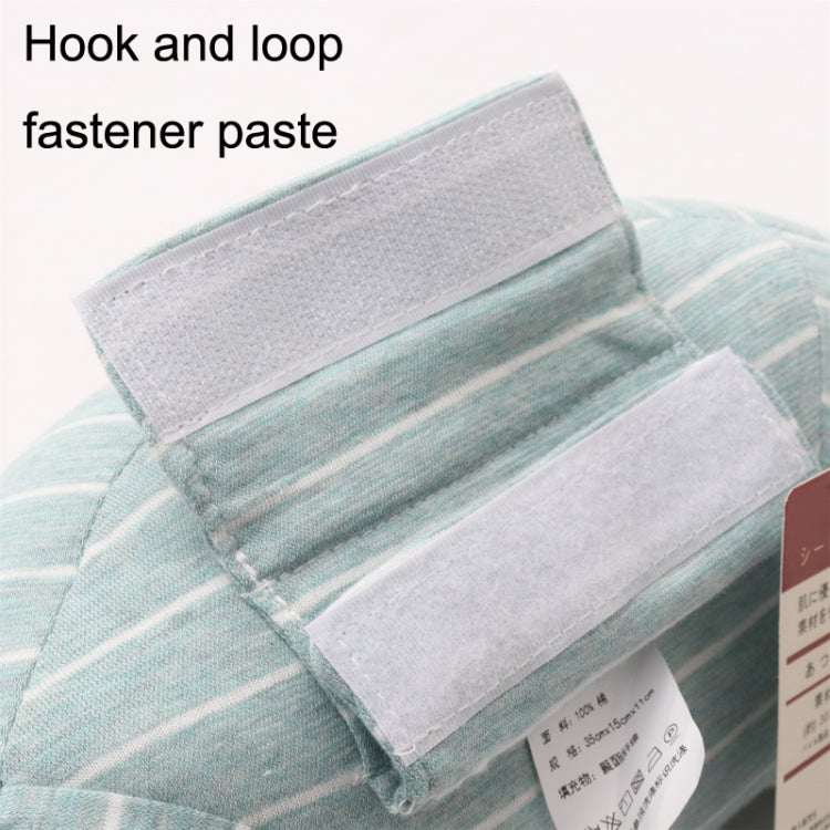 2pcs Children Neck Headrest Comfortable Shoulder Cover Car Neck Guard Pillow(Gray Stripe)