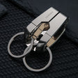 HONEST Metal Spring Clip Keychain Car Key Holder Waist Hanging Buckle(White) - free shipping - PMC Jewellery - Order now!
