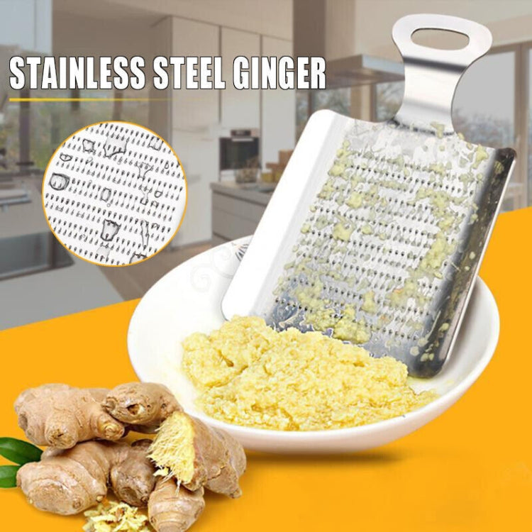 KS1001 Thicken Stainless Steel Ginger Garlic Vegetable Puree Grinder, Specification: Square
