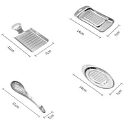 KS1001 Thicken Stainless Steel Ginger Garlic Vegetable Puree Grinder, Specification: Spoon