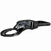 HONEST Metal Car Keychain Leopard Head Key Chain Pendant(Basic Black Nickel)