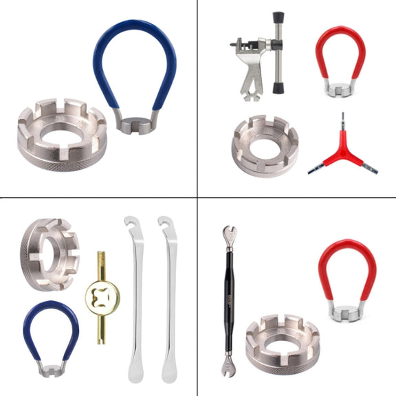 4pcs/set Spoke Tools Chrome Molybdenum Steel Mountain Bike Spoke Wrench Set