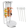 Stainless Steel Kebab Barbecue Hanging Rack Thick Skewers String Incense Stand With 4 Stitches - Cookwares & Tablewares by PMC TechLife | Online Shopping South Africa | PMC TechLife