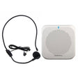 Rolton K400 Mini Audio Speaker Megaphone Voice Amplifier  Support FM Radio TF MP3(White) - Microphone by Rolton | Online Shopping South Africa | PMC TechLife | Buy Now Pay Later Mobicred
