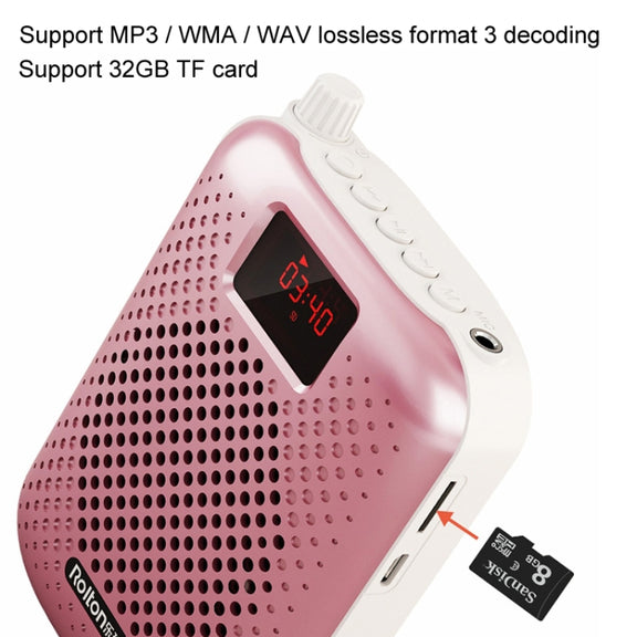 Rolton K500 Bluetooth Audio Speaker Megaphone Voice Amplifier Support FM TF Recording(Blue)