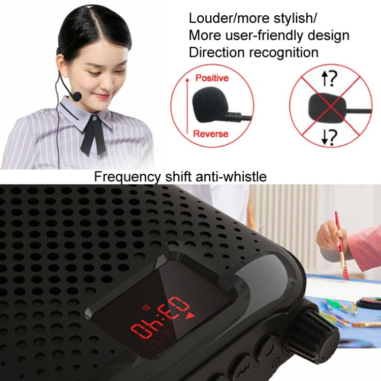 Rolton K500 Bluetooth Audio Speaker Megaphone Voice Amplifier Support FM TF Recording(Blue)