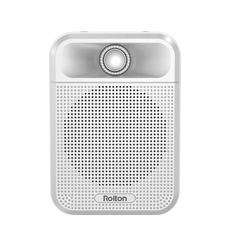 Rolton  K700 Bluetooth Dual-speaker Audio Speaker Megaphone Voice Amplifier(White)