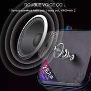 Rolton K600 7.4V Bluetooth Audio Speaker Megaphone Voice Amplifier Without Transmitter(White)