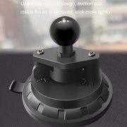 Car Windshield Dashboard Phone Holder Ball Head Suction Cup Base(Black)
