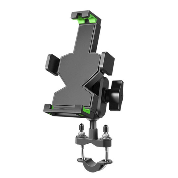 A04 Metal Motorcycle Mobile Phone Navigation Bracket Bicycle Frame Multifunctional Car Fixed Clamp(U Car Handlebar Model)