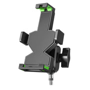 A04 Metal Motorcycle Mobile Phone Navigation Bracket Bicycle Frame Multifunctional Car Fixed Clamp(M10 Ball Header Installation Model)