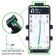 A02 Motorcycle Mobile Phone Navigation Bracket Car Riding Anti-shock Aluminum Alloy Rack(M8 Ball Header Installation Model)