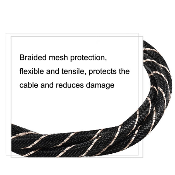EMK HB/A6.0 SPDIF Interface Digital High-Definition Audio Optical Fiber Cable, Length: 15m(Black White Net)