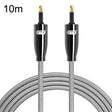 EMK QH4.0 Mini Toslink 3.5mm Interface SPDIF Audio Fiber Optical, Length: 10m(Black) - free shipping - PMC TechLife - Order now!